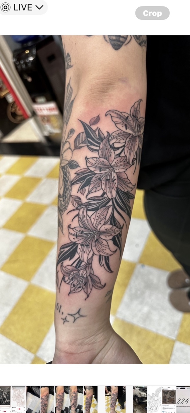 Black and grey tattoo